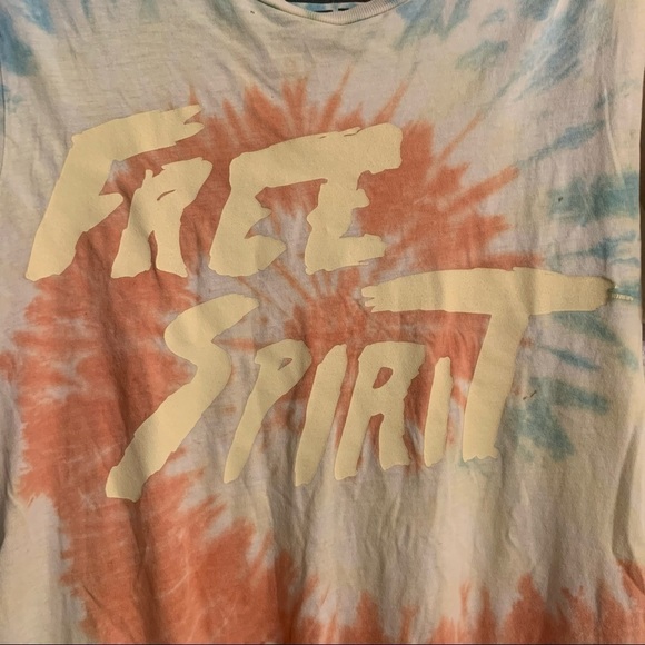 Khalid Free Spirit Tie Dye Distressed Tour 2019 Tee Shirt Size Small - Picture 3 of 4